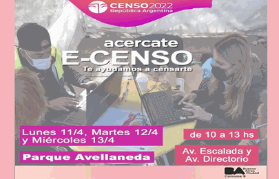 Continúa avanzando el E-Censo en la Comuna 9