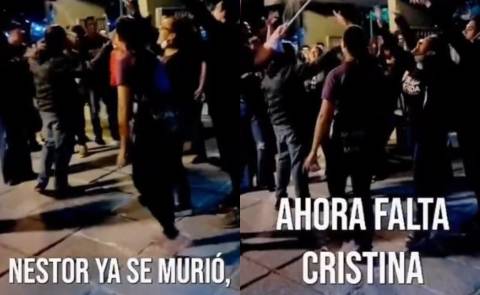 Violencia en aumento contra CFK