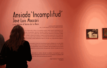 Continua la muestra “Ansiada incomplitud” de José Luis Maccari