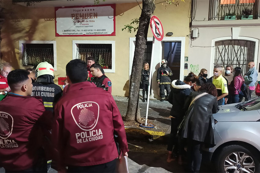 Tres mujeres residentes en geriátrico fallecieron en sus dormitorios por un incendio en el primer piso de la institución