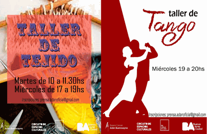 Nuevos talleres presenciales en el Adan Buenosayres