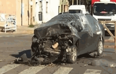 El ex Vélez “Tito” Canteros chocó en Parque Avellaneda