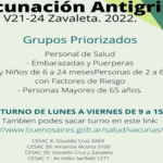 Campaña de vacunación antigripal en barrios vulnerables de Barracas