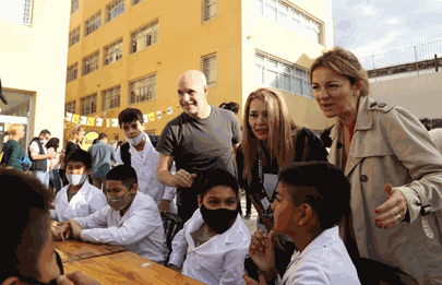 nauguraron nuevo edificio para escuela de Mataderos