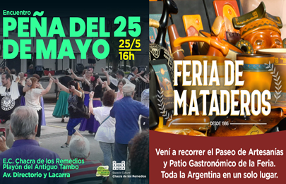 Festejos patrios en la Comuna 9