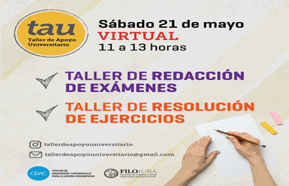 Taller de apoyo universitario en el CIDAC de Barracas