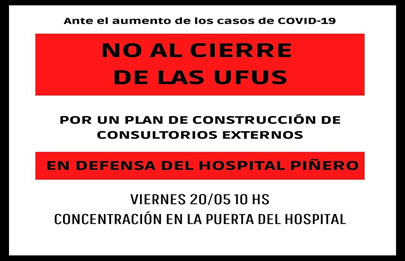 Protesta en el Piñero contra el cierre de la UFUs