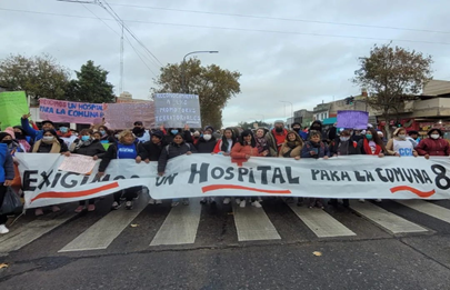 La Junta Comunal acompañó el reclamo por el hospital Grierson