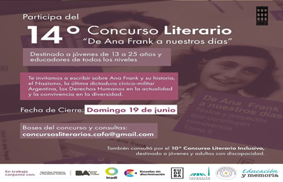 14° Concurso literario “Ana Frank”
