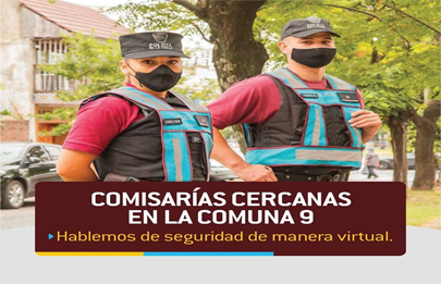 Se viene el jueves de Comisarias Cercanas en la Comuna 9