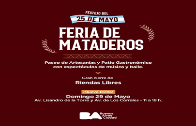 Domingo de festejos patrios en la Feria de Mataderos