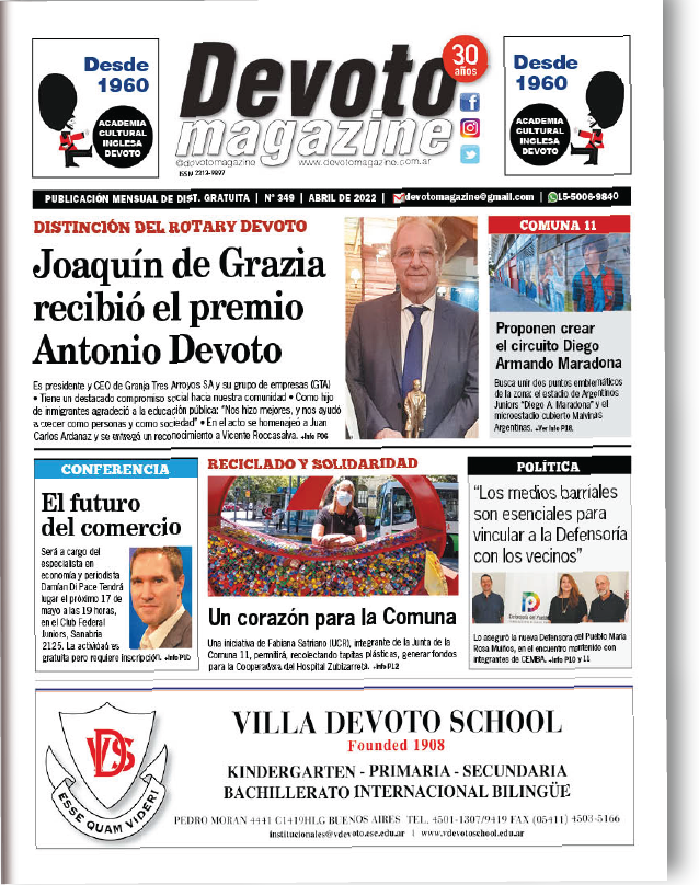 Ya salió la edición impresa Abril 2022, puede leerla desde acá