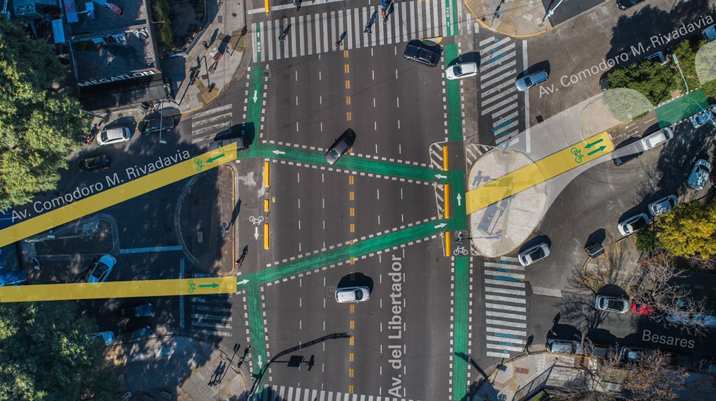 El Parque Saavedra se conectará con la ciclovías de la nueva calle Compartida Libertador