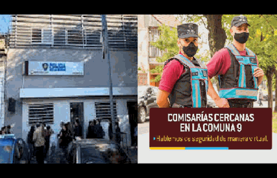 Comisarias Cercanas en la Comuna 9