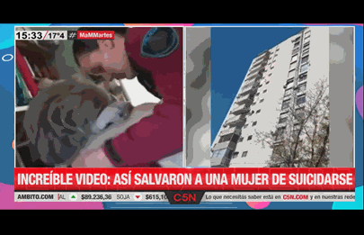 Pompeya: Policías rescataron a una mujer que se quería suicidar