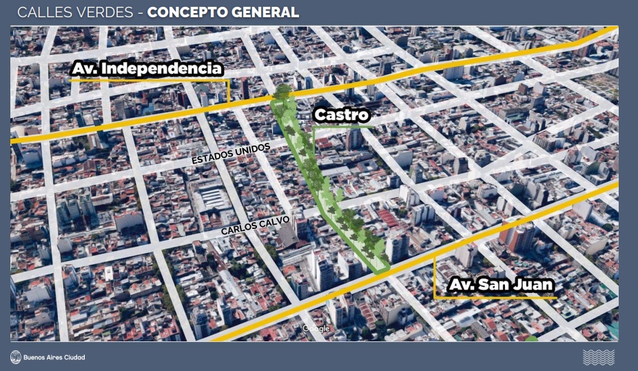 Boedo: pese al rechazo de vecinos, Ciudad convoca a una reunión online por la obra Calle Verde Castro