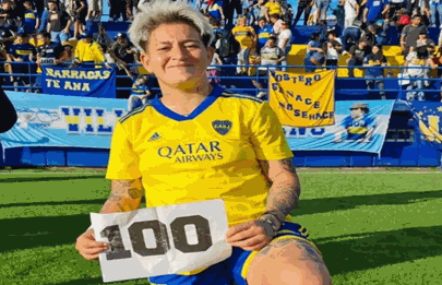 Yamila Rodríguez la goleadora de Boca Juniors llegó a 100 goles
