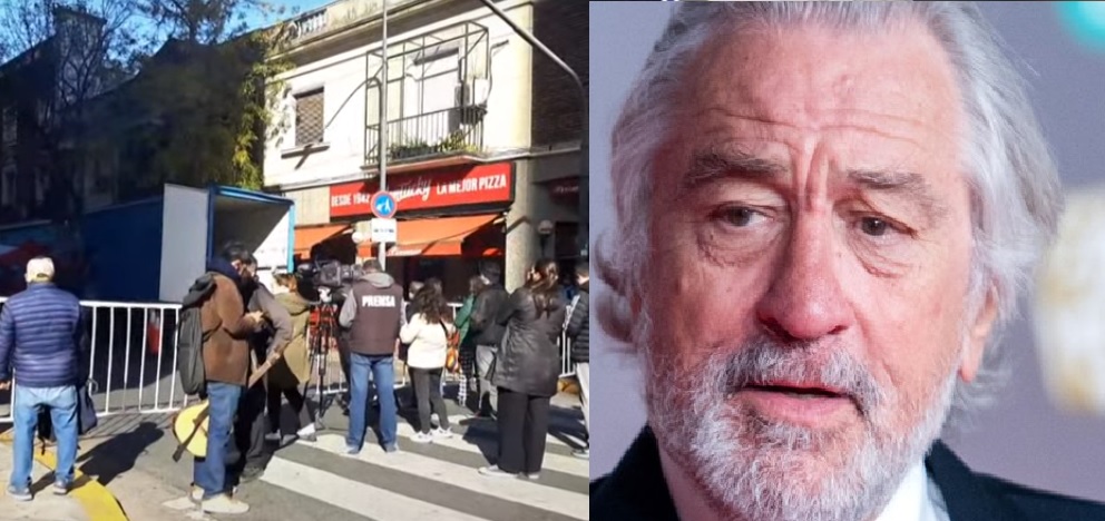Robert De Niro filma el Balvanera: rodó parte de la serie Nada en Rivadavia y Matheu