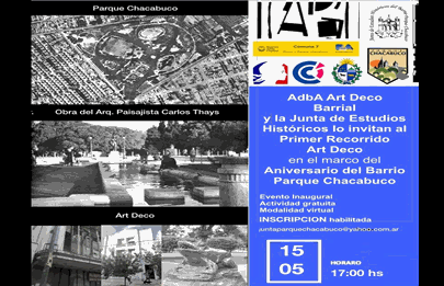 Parque Chacabuco: Primer Recorrido Art Deco por el barrio