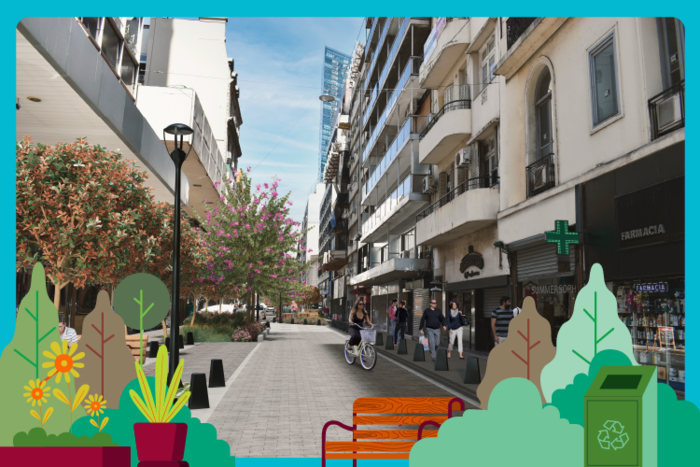 Ciudad estudia convertir en Calle Verde un tramo de Paraguay y pide la opinión de los vecinos