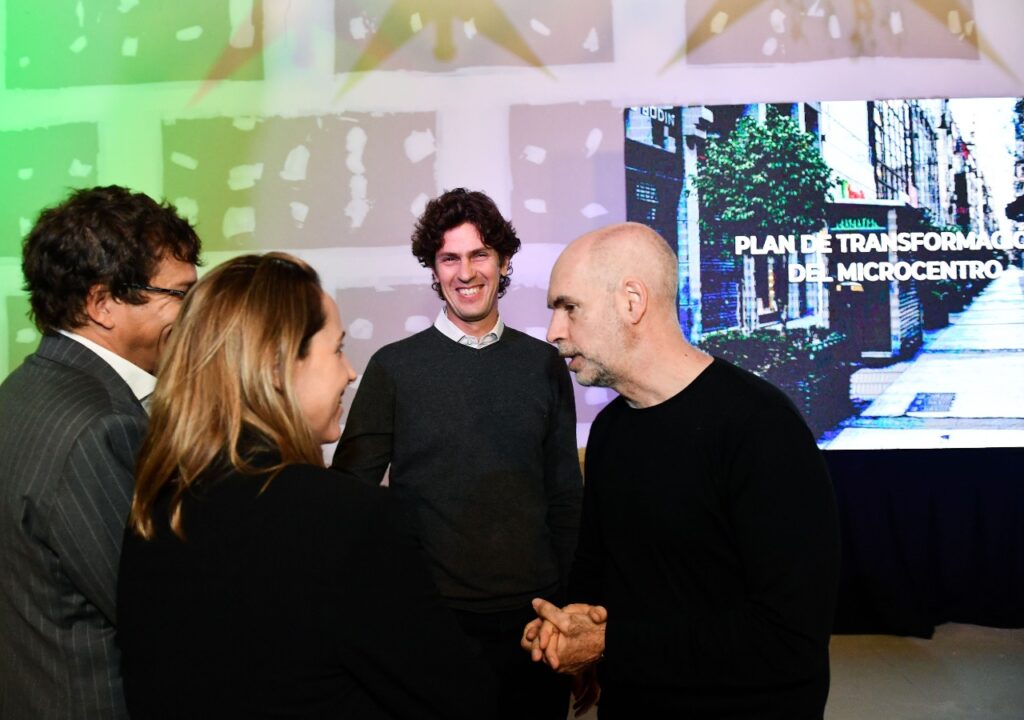 Larreta y Lousteau presentaron el Plan Microcentro