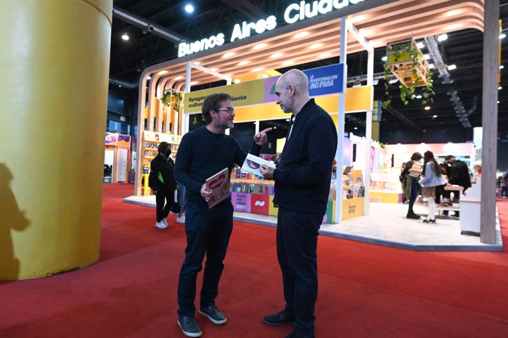 Rodríguez Larreta y Avogadro visitaron la Feria Internacional del Libro de Buenos Aires en Palermo