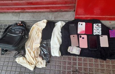 Detienen a dos arrebatadoras  en Flores