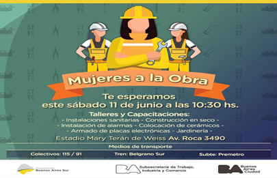 Se viene una nueva edición de nueva edición de “Mujeres a la Obra”