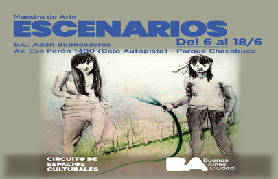Espacio Visual “Escenarios” en el Adán Buenosayres