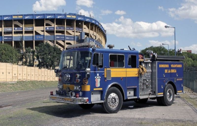 Se festeja en La Boca el Día del Bombero Voluntario