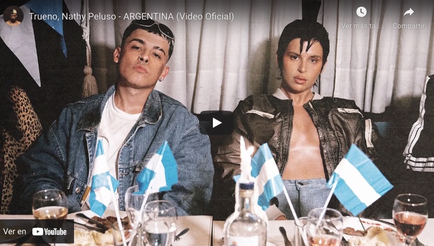 Trueno y Nathy Peluso estrenaron el clip del tema “Argentina”, que menciona al barrio de Saavedra