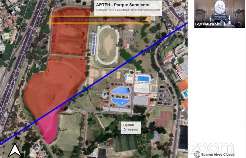 Video: en 2021, funcionarios anunciaban el segundo reservorio en Parque Sarmiento, que cuadruplicaría la contención de agua proyectada en Parque Saavedra