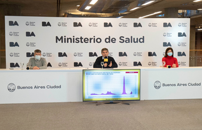El Ministerio de Salud porteño informó sobre la situación sanitaria en la Ciudad