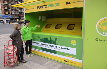 Puntos de reciclaje para un ambiente sano en la Comuna 4