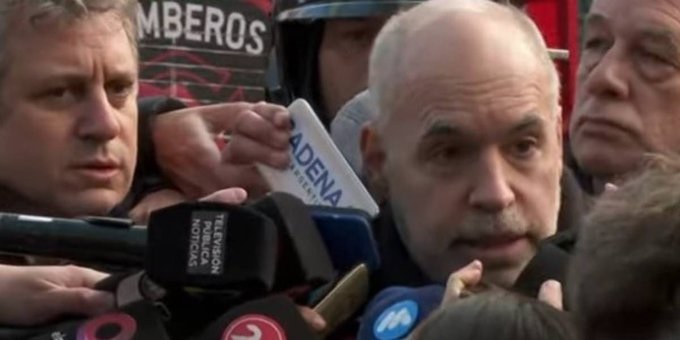 Rodríguez Larreta, en Recoleta por el trágico incendio: “Quiero dar mis condolencias a las familias de los fallecidos”