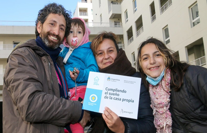 Nueva entrega de viviendas en el Sur porteño