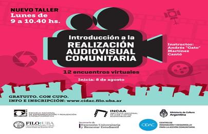 Taller de realización audiovisual comunitaria en Barracas