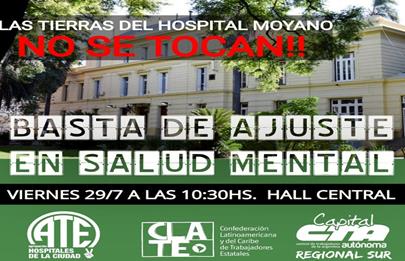 “Las tierras del Moyano no se tocan”