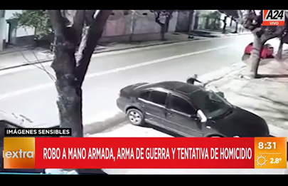 Un hombre y una mujer se resistieron al robo de su auto en Lugano