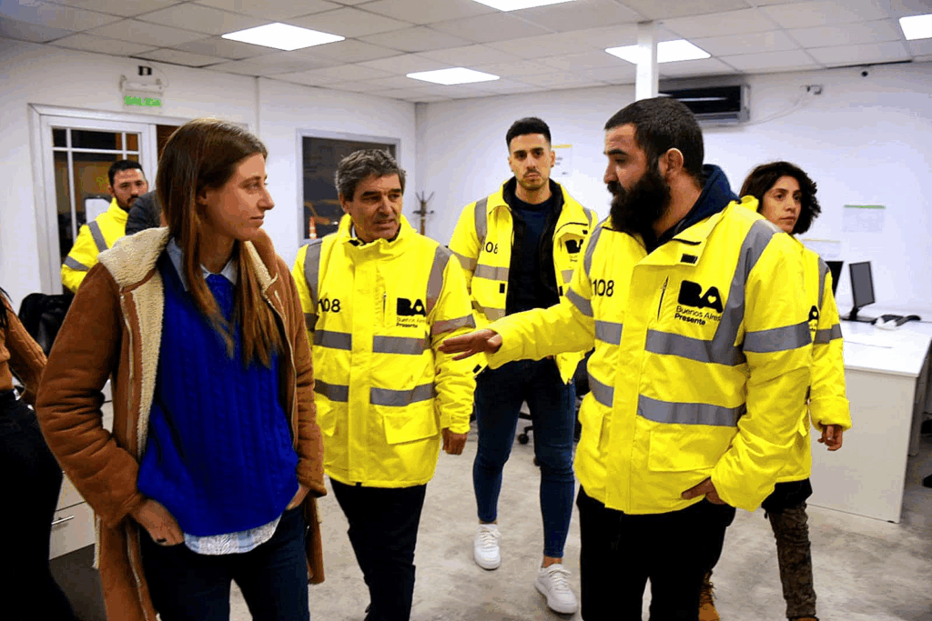 Ministros del Gobierno porteño participaron en el Operativo Frio