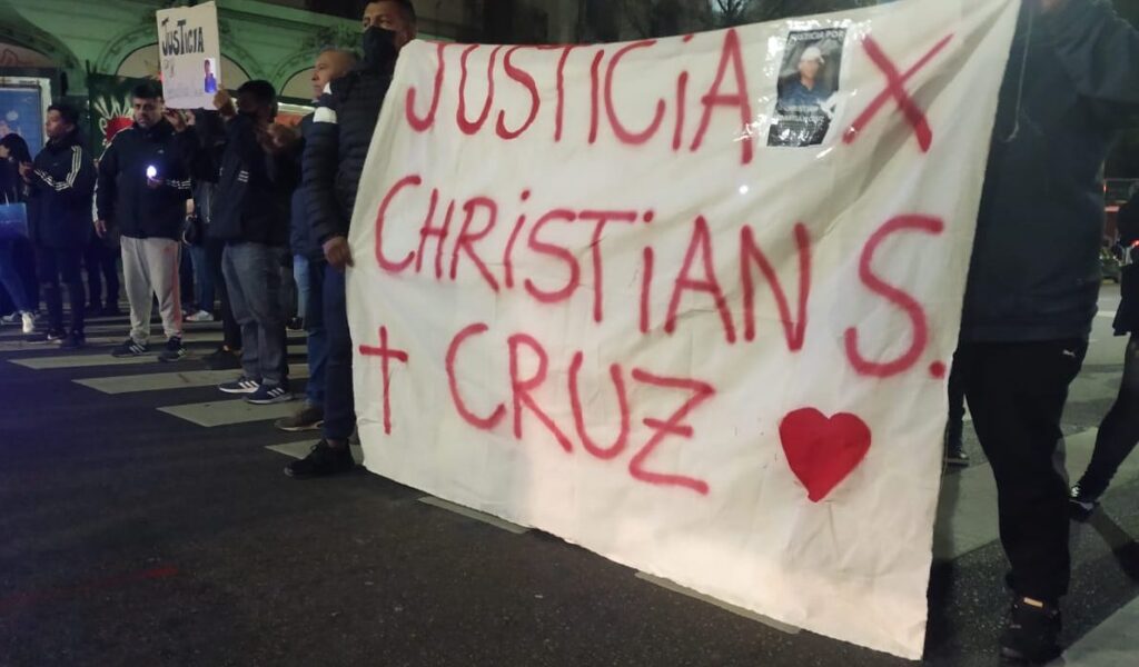 Nueva protesta por el asesinato de Christian Cruz.
