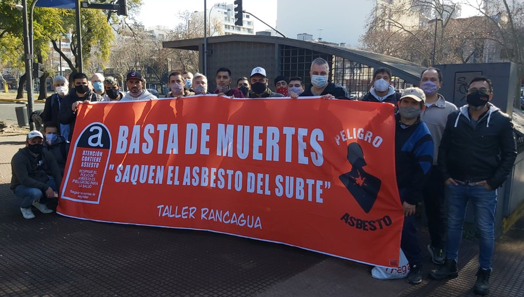 Subte: metrodelegados denuncian que creció el número de trabajadores afectados con asbesto