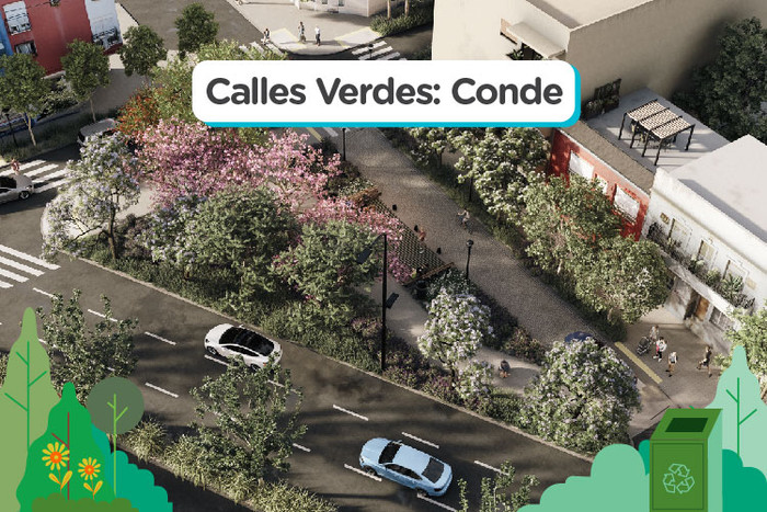 Coghlan: el GCBA planifica una Calle Verde en Conde para ampliar la Plazoleta Curuzú Cuatiá