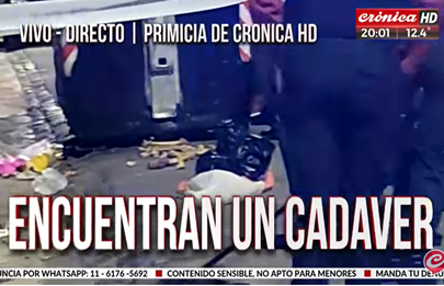 Hallan restos humanos a metros de la Bombonera