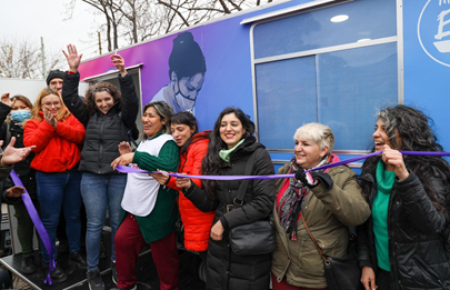 El Movimiento Evita puso en marcha su consultorio de salud itinerante