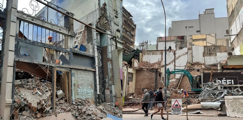 Confeccionaron un mapa colaborativo con demoliciones de patrimonio arquitectónico en CABA
