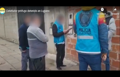 Detienen estafador prófugo en Villa Lugano