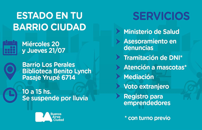 El Estado en tu Barrio llega a Los Perales