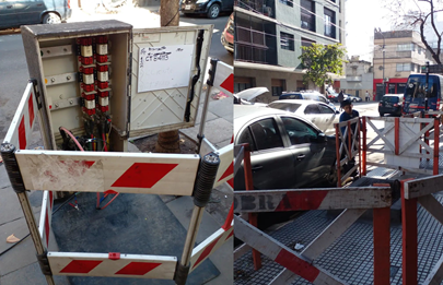 Domingo de relevamiento de cortes de luz en la Comuna 7