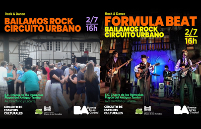 Tardes invernales con mucho ritmo de Rock & Roll en Parque Avellaneda